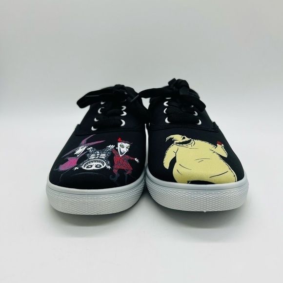DISNEY THE NIGHTMARE BEFORE CHRISTMAS BLACK SNEAKERS SIZE 8 - Picture 8 of 16